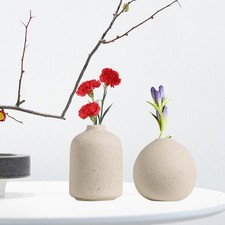 2x Ceramic Vase Home Living Room Arrangements Ornaments