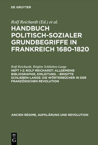 Brigitte Schlie Handbuch politisch-sozialer Grundbegriffe in Frankrei (Hardback)