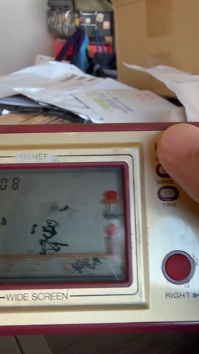 Nintendo FP-24 Chef Japan LSI Game and Watch Used Vintage Retro - 第 1 支影片,共 1 支