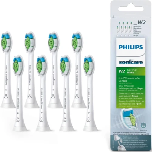 8x Packs White W2 for Philips Sonicare DiamondClean Toothbrush Heads