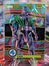 2026 Topps Finest Fantastic Four Kang Bl-047 Blacklight Uncommon Blue 98/150