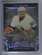 2017-18 SPx UD Black Lustrous Rookies Auto 53/75 Josh Ho-Sang #LR-JH Auto au7