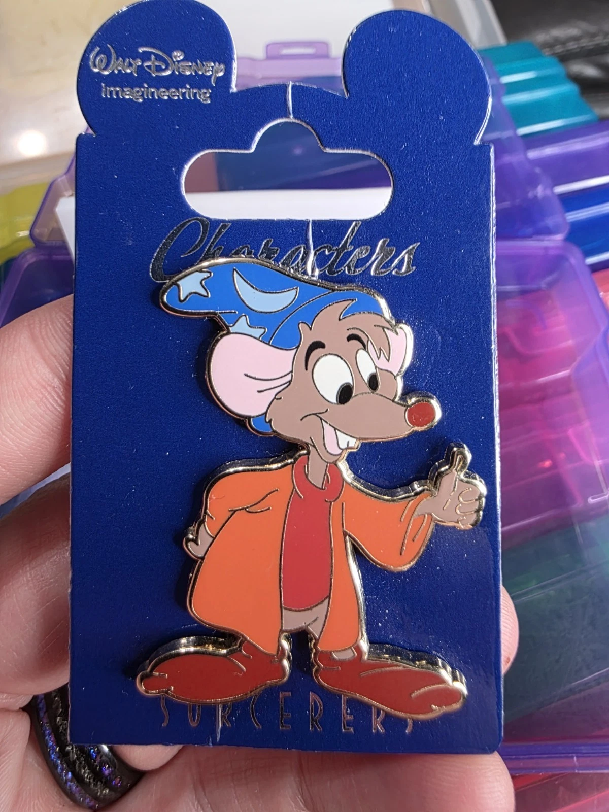 JAQ Disney Imagineer WDI LE 200 Pin Characters in Sorcerer Hat Cinderella #95310