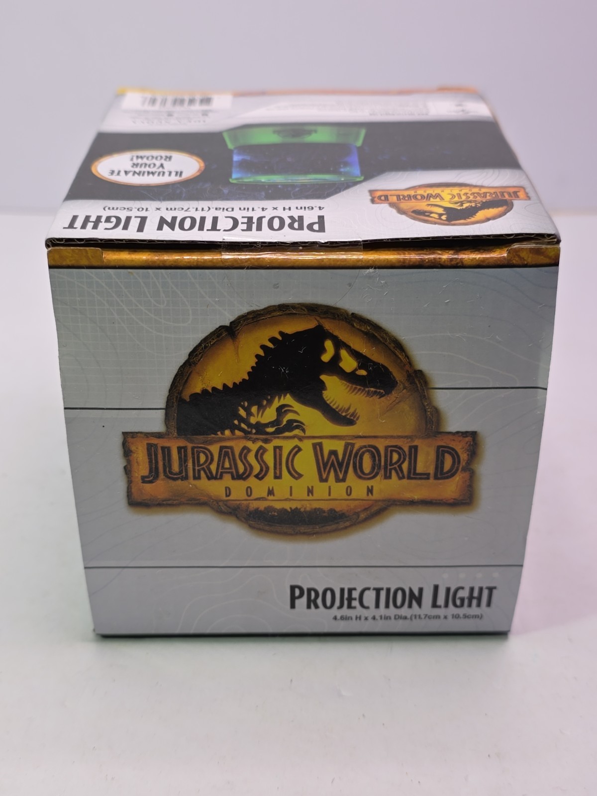 Jurassic Park Dominion Projection Light Lamp 4.6"x4.1" Green Idea Nuova New