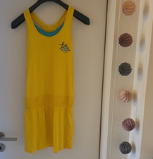 TOM TAILOR Damen Jerseykleid Gr. L gelb Baumw...