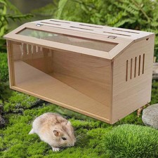 Chicken Brooder Box Transparent Hideout Breathable Versatile Quail Nest Cage