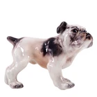 Bulldog Porcelain Copenhagen Figurine Dahl Jensen 1135 Denmark L10cm