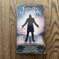 Tales Of The Unknown VHS AIP Rare Horror Cult American International Tested