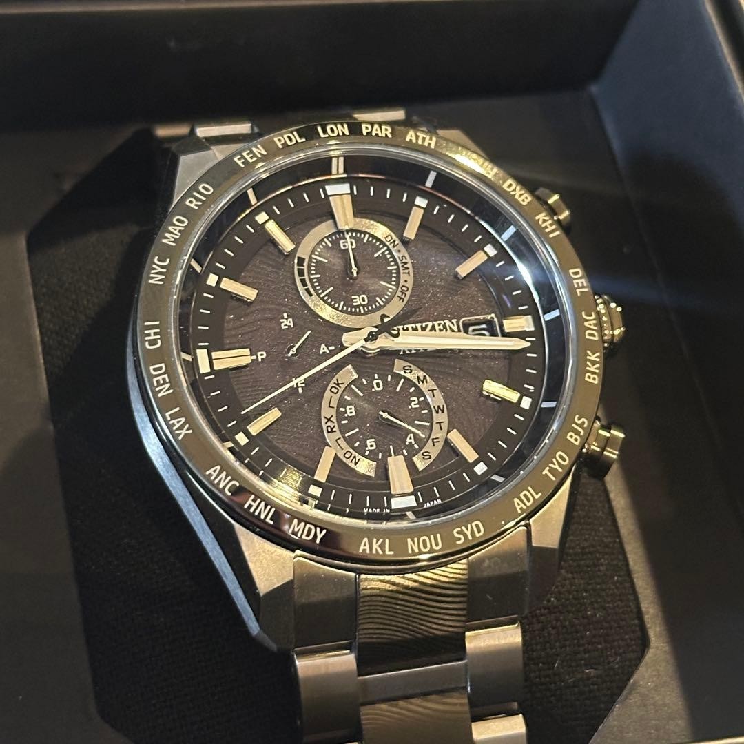 Citizen Attesa AT8385-55E Eco-Drive Radio Controlled Chronograph