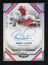 2025 Topps Tier One Holo Silver Foil 1/5 Barry Larkin #T1A-BL Auto HOF 1vc9