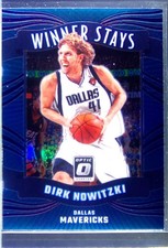2023-24 Donruss Optic Dirk Nowitzki #4 Mavericks Winner Stays Holo