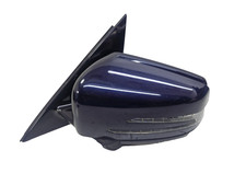 09-16 MERCEDES E CLASS W212 LEFT PASSENGER POWER FOLDING WING MIRROR IN BLUE 359