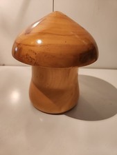 Gary Duncan Colorado Artist Aspen Turned Wood Mushroom Covered Trinket Jewelry
