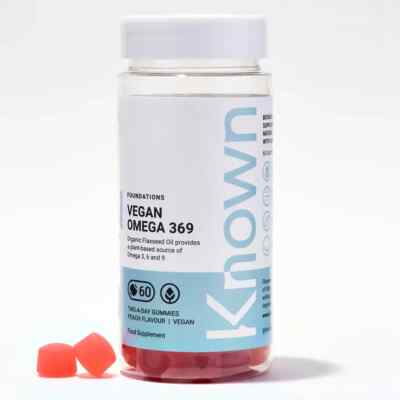 Known Vegan Omega 369 Gummies VEGAN (Halal Certified) - 60 Gummies