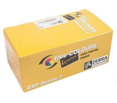 Zebra TrueColours monochromes Band schwarz App 500 Bilder, ZXP Serie 7 800077-70