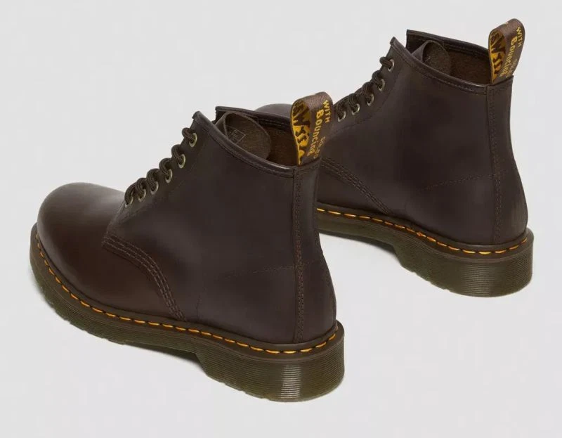 Dr Martens 6 Loch 101 Dark Brown Crazy Horse 27761201 Doc - Bild 4 von 4