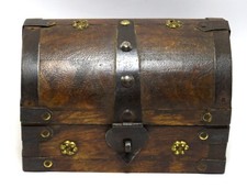 Indien Petit Bijoux Boîte – Commode Table Décor – Vintage Bibelot i71-176 US