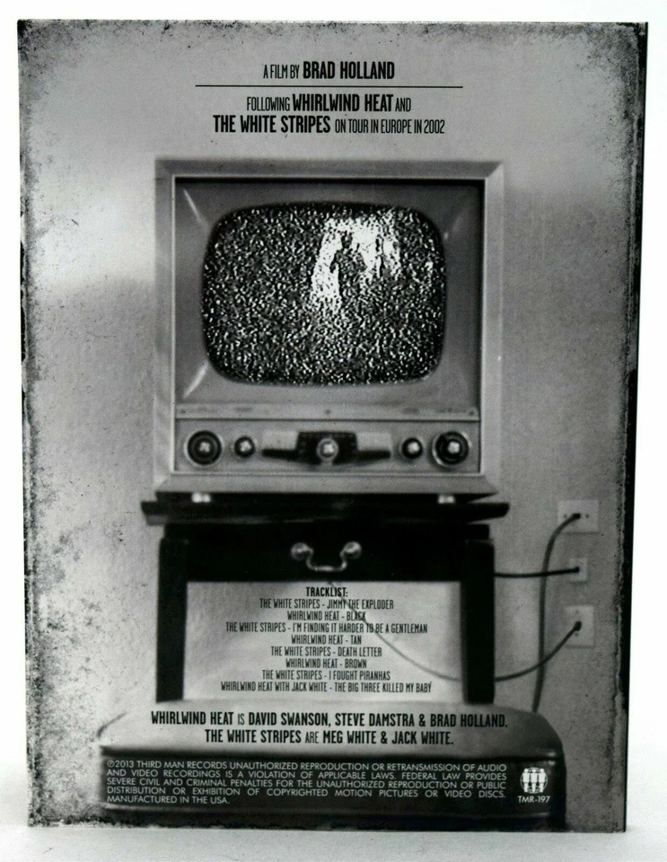 NEW White Stripes Heat Tour DVD Whirlwind Live Concert Vault 15 Third Man Foto 2 de 4
