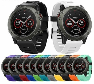 For Garmin Fenix 6X PRO Silicone Fitness Replacement Wrist Band Strap Sports | eBay