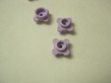 Lego Lot Of 13 Lavender 1x1 Round Flower Plate, 4 Knobs, Petals, 33291 028-377