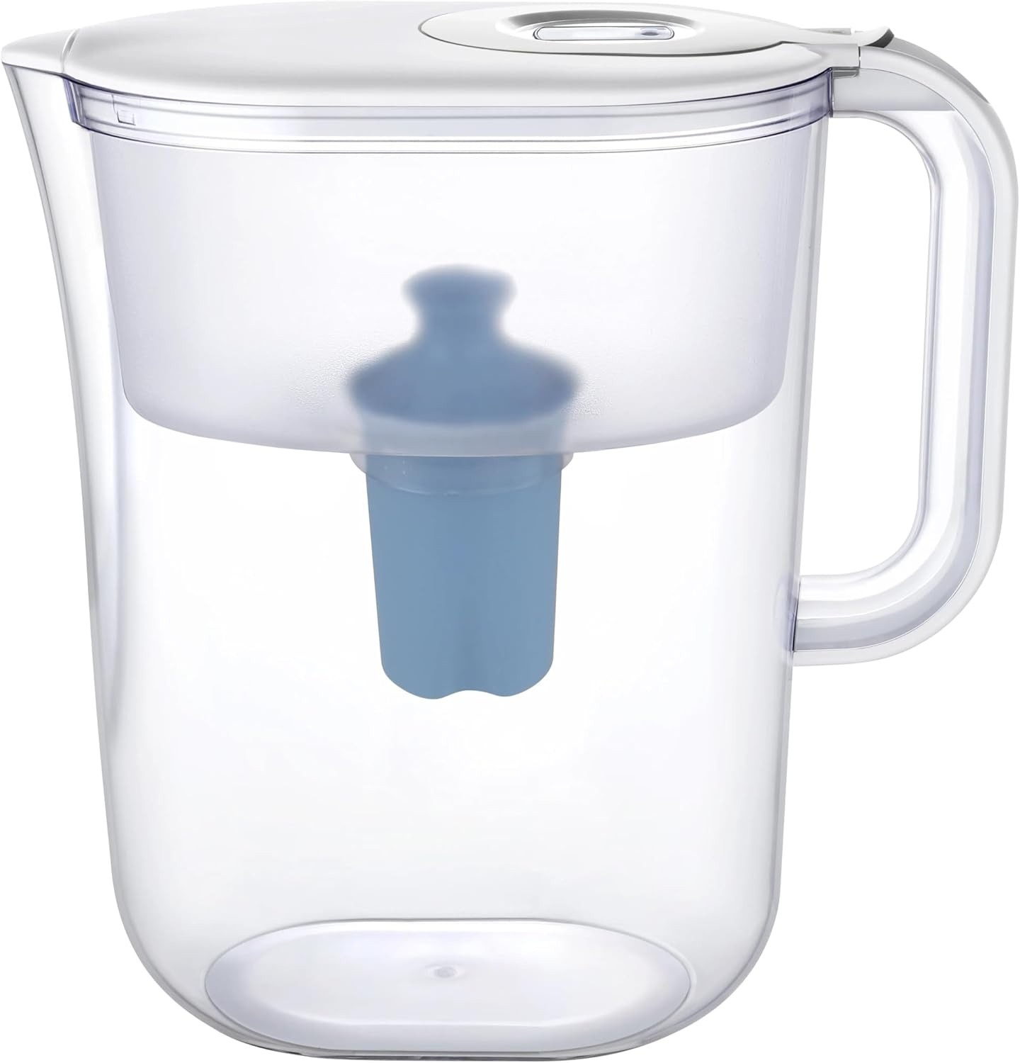 10-Cup Water Filter Pitcher with 2 Filters & Replacement Reminder - Brita Compat