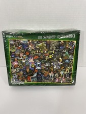 New Sealed Horror Scary Movie Jigsaw Puzzle Collage 1000 Pieces Box Dented I2