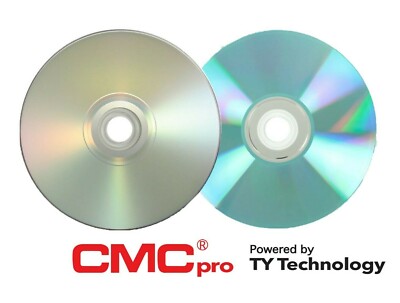 10 Taiyo Yuden JVC CMC PRO SILVER PRINTABLE Blank CD-R 48x 52X