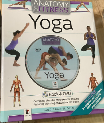 ANATOMY OF FITNESS:YOGA GOLDIE KARPEL OREN BOOK & DVD BOX SET NEW