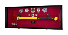 Firefighter Fireman Axe Display Case Cabinet Holder - 98% UV Lockable Fire Men