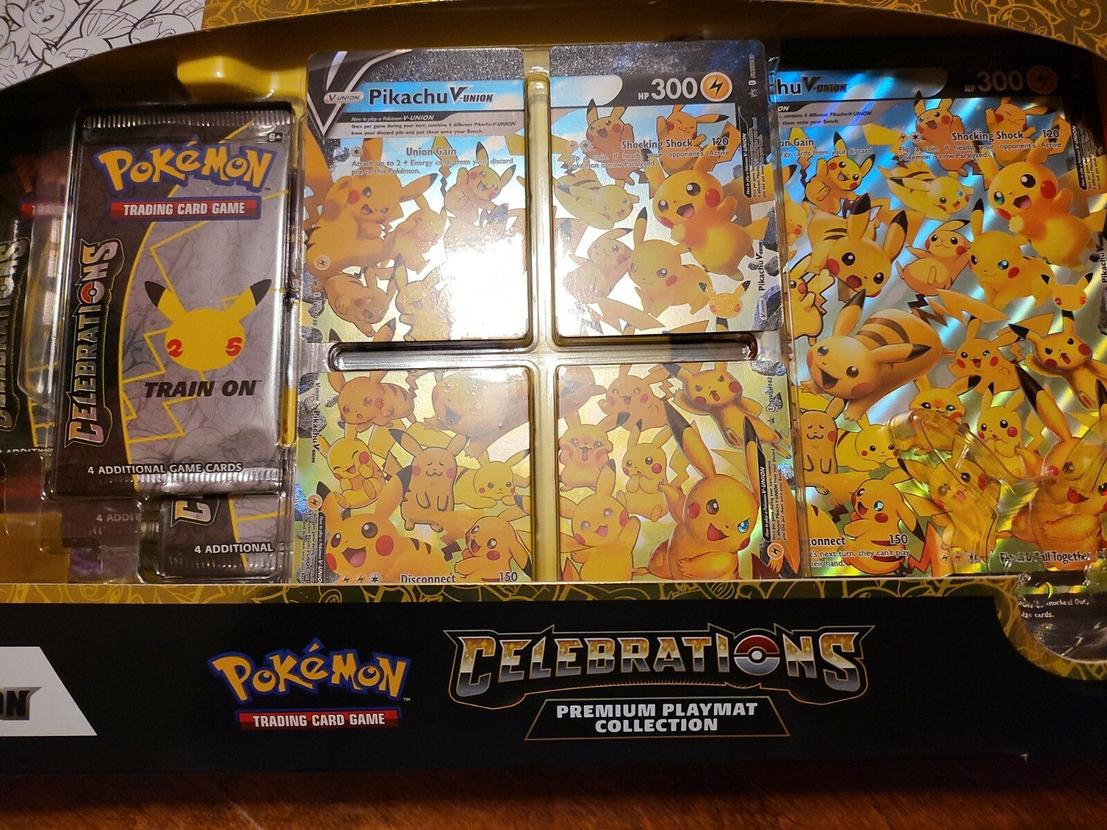 Pokemon TCG Celebrations Premium Playmat Collection Pikachu VUnion