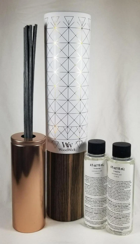 Ambientador Yankee Candle/Woodwick Reed Difusor HOJA LAVANDA Eliminar Olores Foto 2 de 4