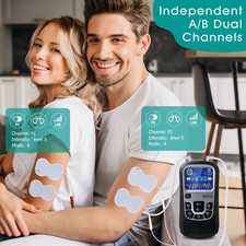 TENS Machine EMS Unit Pulse Stimulator Digital Massager Body Sciatic Pain Relief