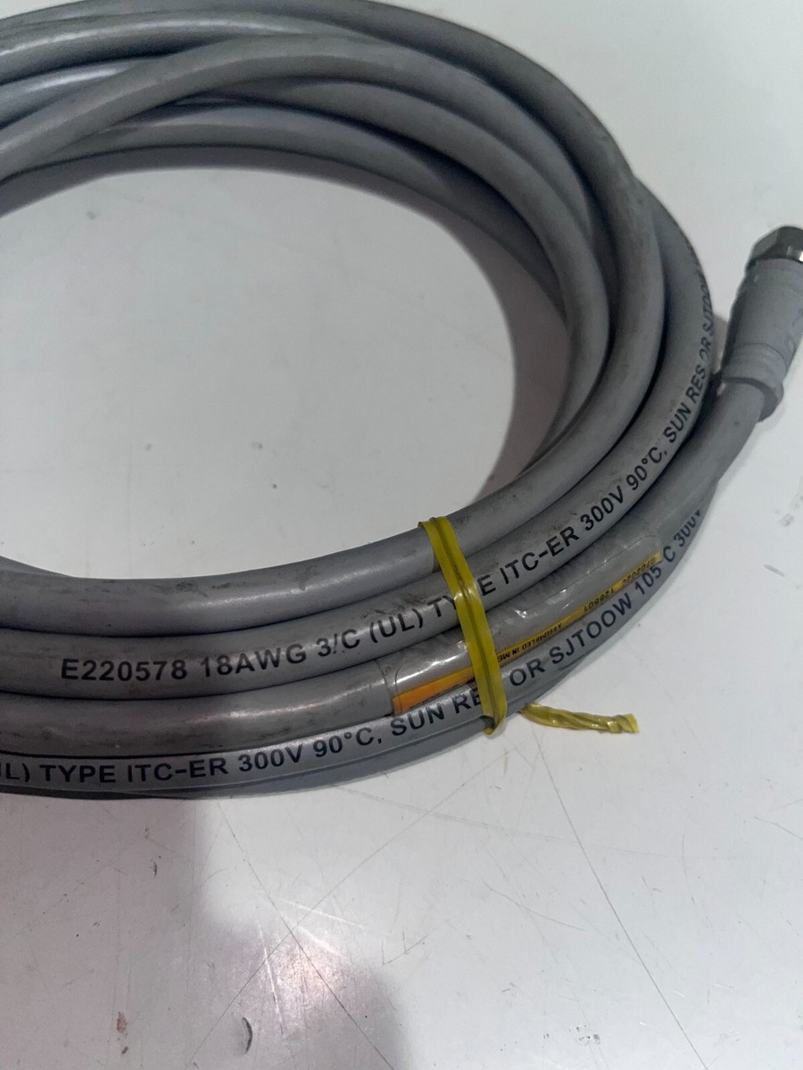 Sick LL3361 Sensor Cable E220578 18AWG 3/C Type ITC 300V