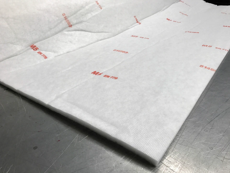 M5 F5 V600 Spray Booth Ceiling Intake Filter Tacky With Scrim Back CUT PADS - Image 2 of 4