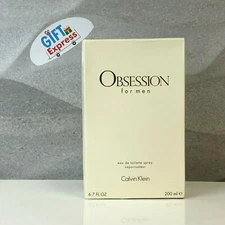 Obsession by Calvin Klein 6.7 / 6.8 oz EDT Cologne for Men New In Box