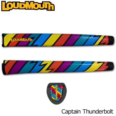 Loudmouth Captain Thunderbolt Set of 13 Swing Club Grip & 1ea