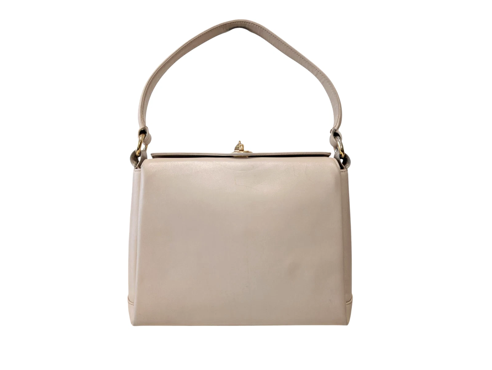 Sac à main bandoulière GUCCI sac à main cuir fermeture tournante vintage authentique