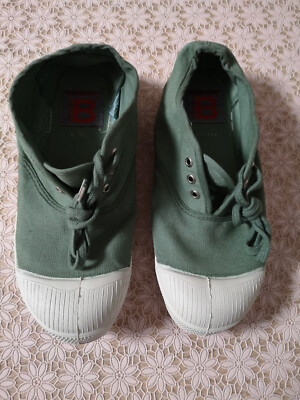 Schuhe Jungen Bensimon Tennis Lacets Enfant Sneaker Color; Grün Größe; 33