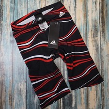NEW BOYS ADIDAS JAMMER SIZE 22 BLACK RED 425