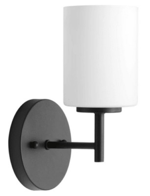 Progress Lighting  P2131-31  Replay 1 Light Indoor 10'' Tall Wall Sconce - Black