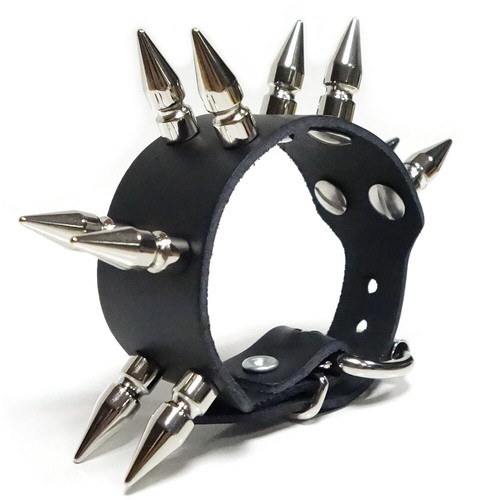 DSLSQD Punk Armbänder 6-tlg - Gothic Nietenarmbänder Schwarz