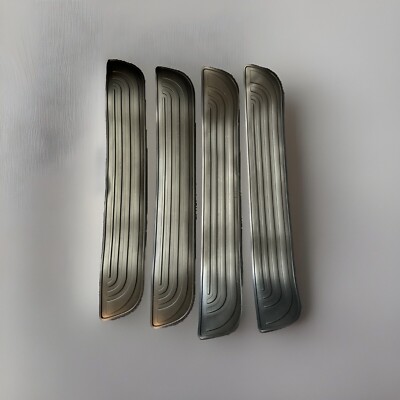 SINGARO Universal Black Car Door Threshold Rubber Protection 4PCS 15.5''x2.36''