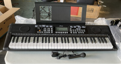 Donner Piano 61 Key LCD Electric Keyboard Full-Size Keys DEK-610