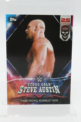 WWE 187 25 Years of Stone Cold Steve Austin 2021 Topps Near Mint