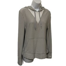 X by Gottex Women's Long Sleeve Hoodie Grey