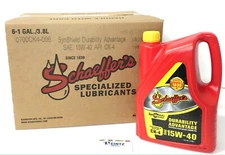 Schaeffer's 0700CK SynShield API CK-4 Compatible 15W-40 Diesel Engine Oil - 6gal