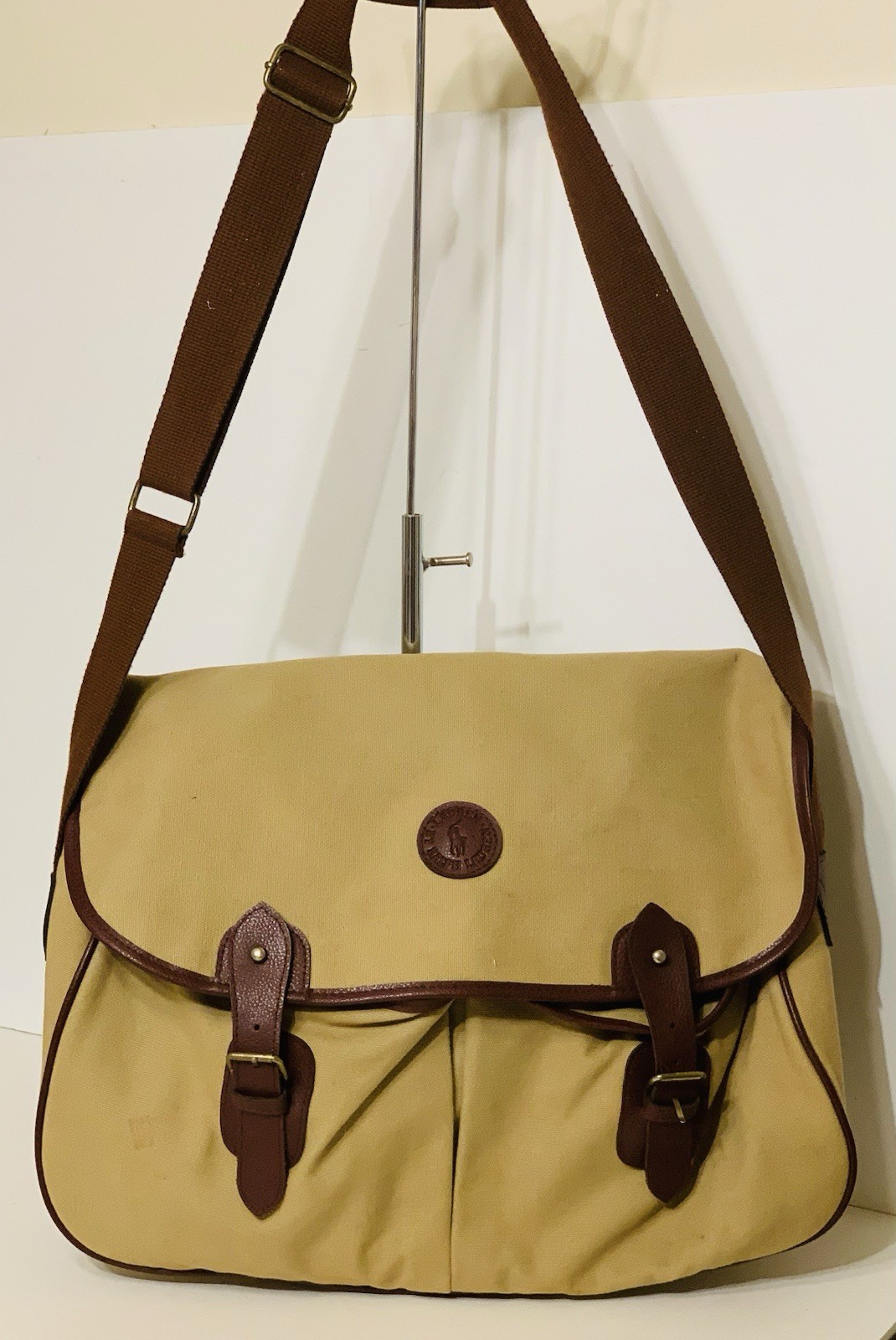 Vintage Ralph Lauren Safari Shoulder Reporter Mes… - image 1