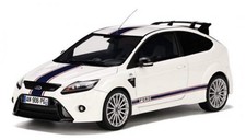 Ford Focus RS MKII 2010 Le Mans White Blue 1:18 Diecast Model Car | Otto Models
