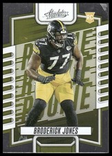 Broderick Jones Rookie RC 2023 Panini Absolute #151 Retail Pittsburgh Steelers
