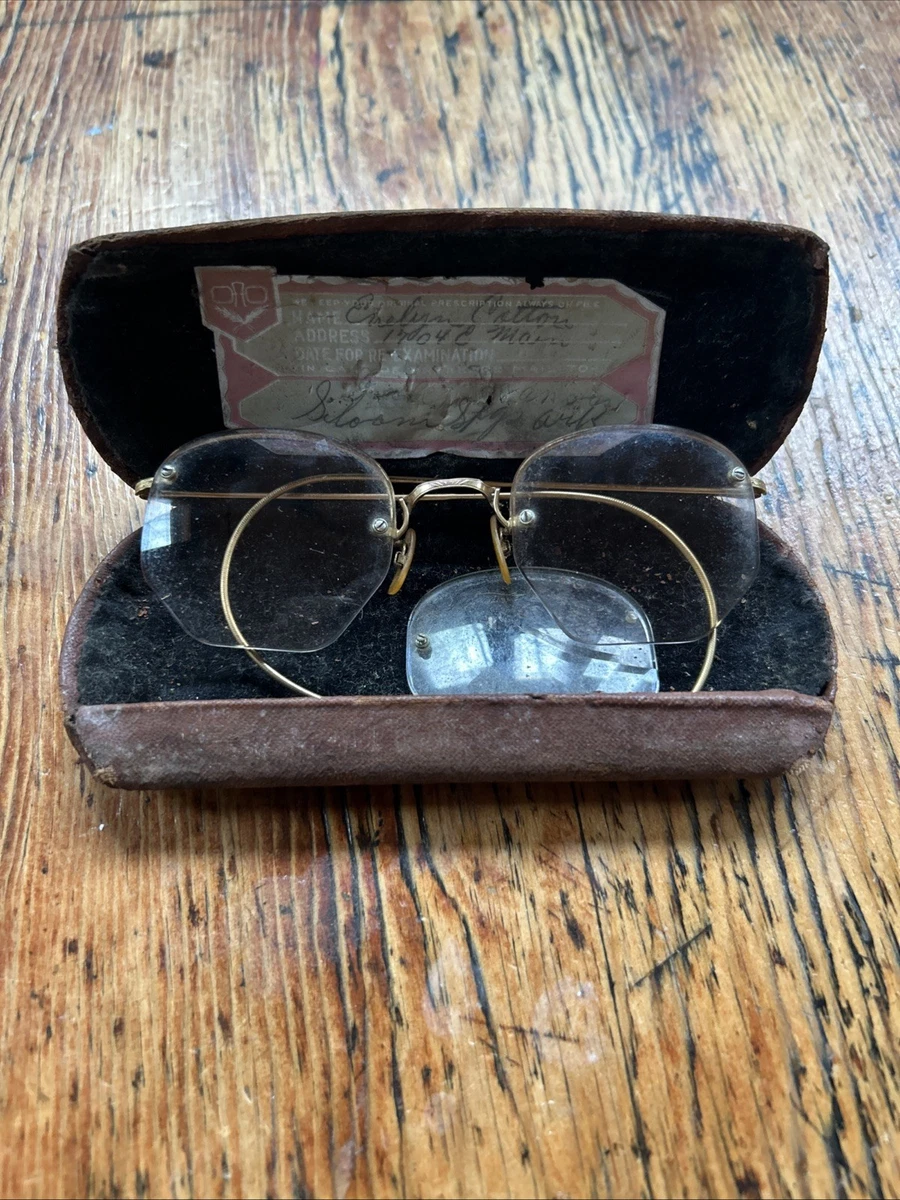 Arts & Crafts Gold Vintage Eyeglasses for sale | eBay